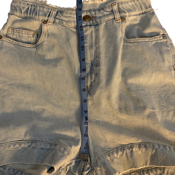 Mes Demoiselles Mes Shorties High Rise Denim Shorts Size FR 38 - Picture 7 of 7